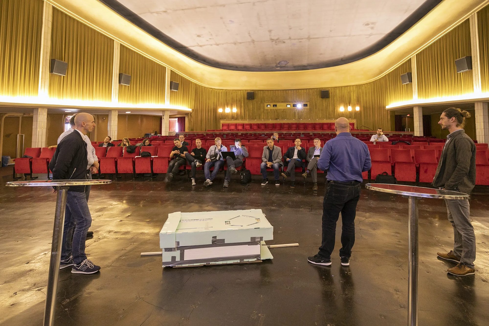 Keynote vor Publikum im Auditorium