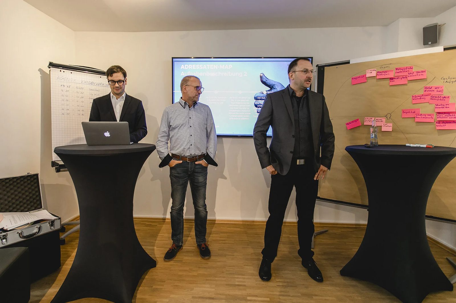 Präsentation der Challenge im Leadership Workshop